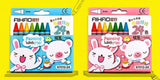 8/12/24 Colors Creative Cartoon Non-Toxic Wax Crayon Oil Painting Stick Kids Student Pastel Pencils for Drawing Gift Stationery