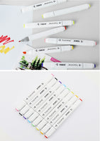 TouchFive 30/40/60/80/168Colors Markers Set Dual Headed Sketch Markers Oily Alcohol based ink Art Supplies For Drawing