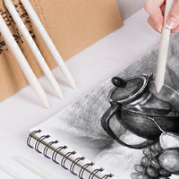 7pcs/set Blending Smudge Stump Stick Tortillon Sketch Art White Drawing Charcoal Sketcking Tool Rice Paper Pen Supplies