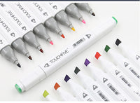 TouchFive 30/40/60/80/168Colors Markers Set Dual Headed Sketch Markers Oily Alcohol based ink Art Supplies For Drawing