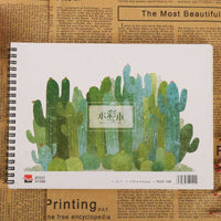 Cactus 8K/16K/A4 20sheets 220g Artist Watercolor Paper Sketch Book Notepad For Paiting Drawing  Hand Painted Stationery Gift