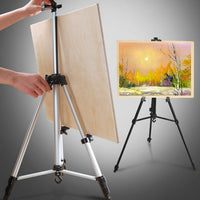 Portable Adjustable Aluminum Display Art Easel Painting Easel Stand For Painting Oil Paint Sketch Artist Art Supplies For Artist