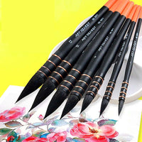 Handmade Squirrel Hair Artist Watercolor Paint Brush Professional Painting Brush For Gouache Acrylic Painting Art Supplies