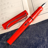 DINGYI Standard Classic Colorful Student Plastic Nib Fountain Pen Calligraphy Ink Pens School Office Gift Stationery Supplies