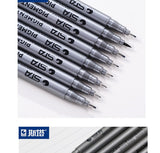 STA 9Pcs/Lot Waterproof Black Micron Sketch Markers Pen Hook Liner Pen for Drawing  Manga Comic Brush Pen Art Supplies