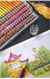 Brutfuner 48/72/120/160/180 Colors Oily Colored Pencils Set Oil HB Wood Coloured Pencils Drawing School Student Gifts Kids