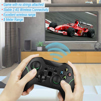 AOOKGAME Wireless Gamepad For PS3/IOS/Android Phone/PC/TV Box Joystick 2.4G USB PC Game Controller For Xiaomi Smart Phone Accessories