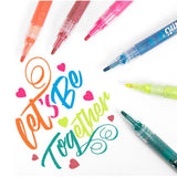 Flash pen 6/12 color set environmentally friendly water-based marker pen marker for DIY greeting card photo album hand account