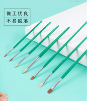 High Quality 15pcs Wolf Hair Paint Brush Set Art Nail Painting Brush Pen For Gouache Watercolor Acrylic Oil Painting Supplies