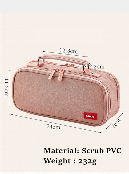 Angoo Pencil Cases Big Capacity Pencil Bag Pouch Box For Girls