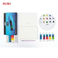 12 Ml 18colors Miya Himi Premium Artist Painting Tube Set Paints Acrylic