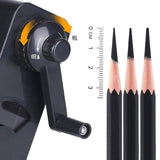 Hand-cranked pencil sharpener Pencil tip thickness can be adjusted Art pencil charcoal special sketch pencil sharpener