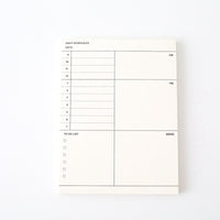 50Sheets Daily Schedule/Weekly/Monthly Planner Notepad Tearable Notes Agenda Book Paper School Office Supplies Stationery