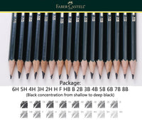 Faber Castel 16pcs/Box Pencils Professional sketch pencil Pastel HB 2B 2H Drawing Pencil Set Lapiz for School Art Supplies