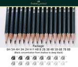 Faber Castel 16pcs/Box Pencils Professional sketch pencil Pastel HB 2B 2H Drawing Pencil Set Lapiz for School Art Supplies