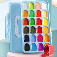 High Quality 30ml 24 Colors Gouache Paint Set for Paper and Canvas, Art Supplies for Professionals, Students, and Kids