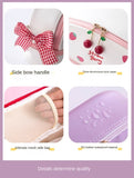 Girl heart cute pencil case simple large capacity multifunctional double layer student stationery cute school supplies