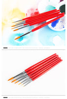 Round tip hook line pen watercolor pen set nylon hair stroke pen gouache oil painting brush professional art supplies