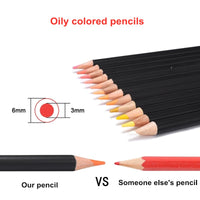 95 colored pencils set sketch pencil eraser charcoal paper pen sharpener drawing tool professional painting art supplies