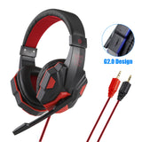 Professional Led Light Gamer Headset for Computer PS4 PS5 Fifa 21 Gaming Headphones Bass Stereo PC Wired Headset With Mic Gifts