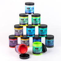 HIMI MIYA 300ML 24 Colors Wholesale Acrylic Colour Paint for Artist