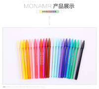 Fiber pen 24 color set neutral ink pen hook line pen candy color hand account pen student stationery art supplies