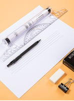 30cm multifunctional drawing ruler parallel ruler student architect design drawing angle balance ruler school supplies