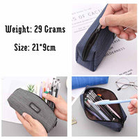 Simple style Oxford cloth pencil case student portable pencil case storage stationery pencil case zipper stationery bag