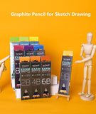 Sketch Drawing Graphite Pencil Set HB/2B/6B/8B/12B Student Sketch Soft Medium Hard Sketch Carbon Pen Professional Art Supplies