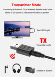 Bluetooth TV Headset, HiFi bluetooth Headphone Deep Bass Wireless TV Headphone with Transmitter Stick For TV Computer Phone