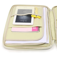 Multi-functional A4 Document bags Filing Products Portable Waterproof Oxford Cloth Storage bag For Notebooks Pens iPad Computer