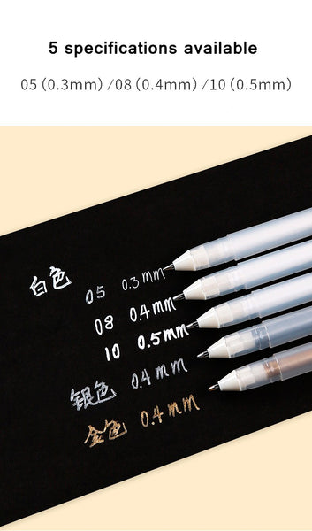 White Highlighter Pen Drawing, Highlight Pen White Sketch
