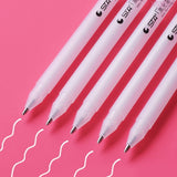 5Pcs 1.0MM White Highlight Pen Student Sketch Drawing Graffiti Art Markers Comic Design Hook Liner Pen Stationery Art Supplies