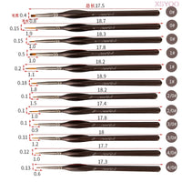 Professional 12pcs Miniature Detail Paint Brush Set Micro Fine Brushes Tiny Detailing Model Rock Acrylic Watercolor Oil Painting