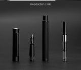 NEW Fountain Pen With Luxury Set 0.5mm Black F Nib Converter Pen Steel Ink Pens Simple Business Signing Pen Writing Pens