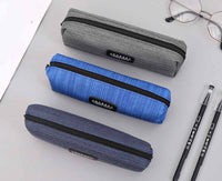 Simple style Oxford cloth pencil case student portable pencil case storage stationery pencil case zipper stationery bag