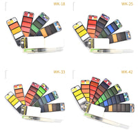 Superior 18/25/33/42Colors Solid Watercolor Paint Set With Water Brush Pen Watercolor Pigment For Draw Art Supplies