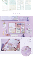 Kawaii Notebook Journal Girls DIY Agenda Planner Organizer Spiral Note Book Set Cute Travel Handbook with tool