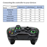 AOOKGAME Wireless Gamepad For PS3/IOS/Android Phone/PC/TV Box Joystick 2.4G USB PC Game Controller For Xiaomi Smart Phone Accessories