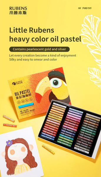 Oil Pastels, Non Toxic Set of 8, Colourful Fun for Kids