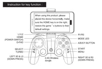 AOOLGAME  Wireless Bluetooth Joystick PUBG Controller Gamepad Android for PC Phone TV Box PS3 Console Control