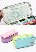 KUKUYO Zipper Pencil Case Beautiful Canvas Pencil Pouch Cute Pattern Fountain Kid Pen Bag Pen Pouch Japanese School Supplies