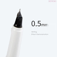 Baoke High quality NEW White 0.5MM F Fountain Pen Sign Pen Ink absorber Practice Calligraphy Students Office Stationery