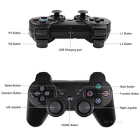 AOOKGAME  Support Bluetooth Wireless Controller For SONY PS3 Gamepad For PS3 Console Joystick For Sony Playstation 3 PC For PS3 Controller