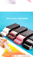 Ally Color Chalk MPV Monochrome 6pcs/Set Black White Flesh Color Sketch Painting Special Chalk Painting Art Supplies