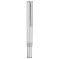 Moonman N1 Mini Aluminum Alloy Steel Silver Fountain Pen Pocket Short Pen 0.38/0.5mm EF/F Nib Iridium fountain pen with box