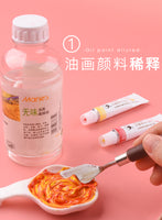 200/ 500ml oil paint cleaner thinner tasteless oil painting color oil pen washing tool liquid art painting supplies