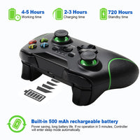 AOOKGAME Wireless Gamepad For PS3/IOS/Android Phone/PC/TV Box Joystick 2.4G USB PC Game Controller For Xiaomi Smart Phone Accessories