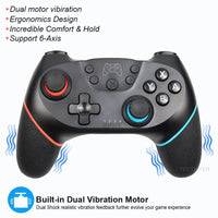 Wireless support bluetooth Gamepad For Nintendo Switch Pro NS Game joystick Controller For Switch Console with 6-Axis