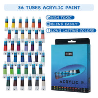 MIYA 12mL 36colors Acrylic Paint Tube Sets Wholesale Cheap For Children